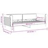 vidaXL daybed 80x200 cm velour bl&aring;