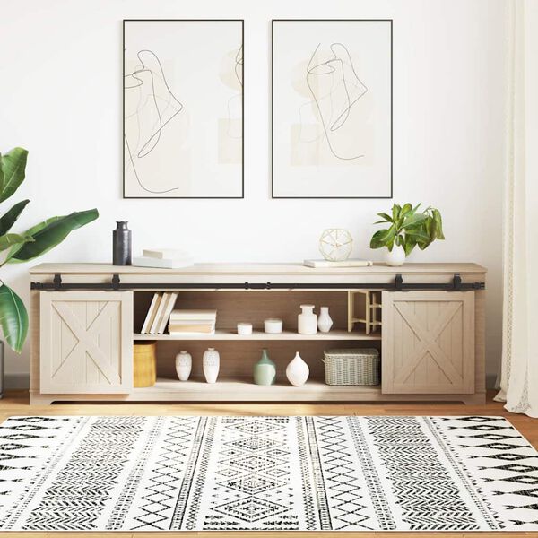 vidaXL skydel&aring;ges&aelig;t til skabe kulstofst&aring;l 213 cm