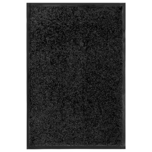 vidaXL vaskbar d&oslash;rm&aring;tte 40x60 cm sort