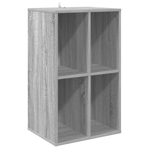 vidaXL Pladeskab Gr&aring; Sonoma 44,5 x 36,5 x 74,5 cm Konstrueret tr&aelig;
