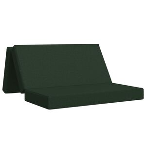 vidaXL Samlebar Sofa Seng 140 x 67 x 45 cm M&oslash;rkegr&oslash;n