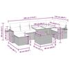 vidaXL sofas&aelig;t til haven 8 dele med hynder polyrattan lysegr&aring;