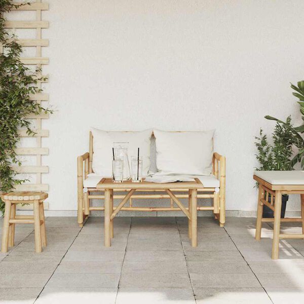 vidaXL Sofabord Brun 70 x 40 x 36 cm Bambus