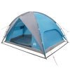 vidaXL Camping telt med regnslag vandafvisende Bl&aring; 310 x 245 x 160 cm