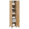 vidaXL Highboard Artisan Egetr&aelig; 69,5 x 34 x 180 cm Konstrueret tr&aelig;