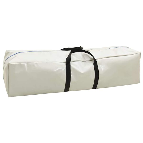 vidaXL oppustelig gymnastikm&aring;tte med pumpe 60x100x10 cm PVC bl&aring;