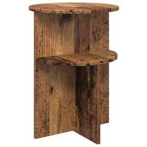 vidaXL Sidebord Gammelt tr&aelig; &Oslash; 39,5 x 55 cm Konstrueret tr&aelig;