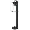 vidaXL udend&oslash;rs standerlampe 3 stk. 60 cm rustfrit st&aring;l sort