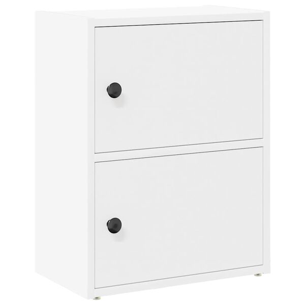 vidaXL bogreol 40x24x52 cm konstrueret tr&aelig; hvid