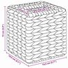 vidaXL Tissue Box Covers 2 pcs Vandhyacint 14,5 x 14,5 x 15 cm