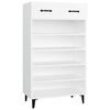 vidaXL skoreol 60x35x105 cm konstrueret tr&aelig; hvid