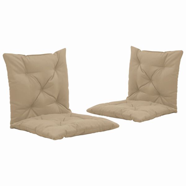 vidaXL hynder til gyngesofa 2 stk. 50 cm stof beige