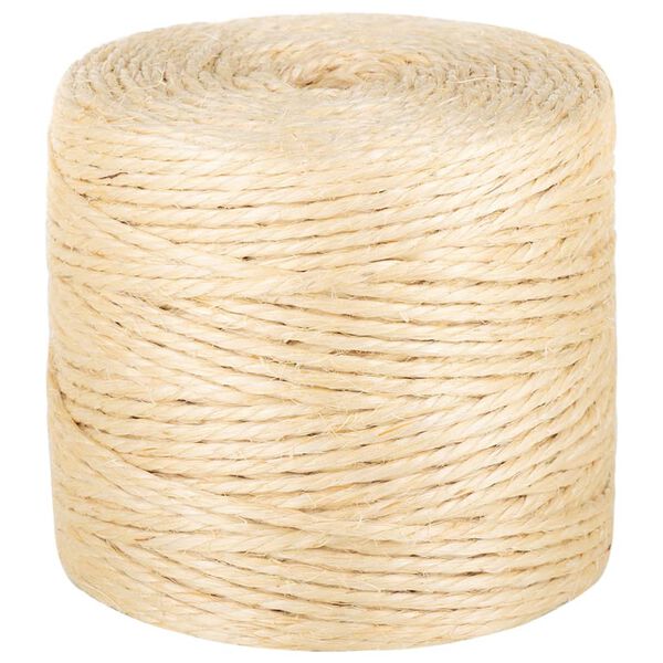 vidaXL reb 100 % sisal 4 mm 100 m