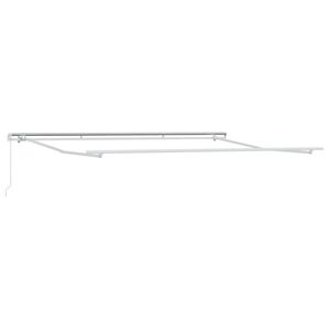 vidaXL Markiseramme Hvid 400 &times; 300 cm Aluminium