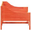 vidaXL daybed uden madras 80x200 cm massivt fyrretræ gyldenbrun