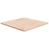 vidaXL firkantet bordplade 60x60x1,5 cm ubehandlet massivt egetr&aelig;