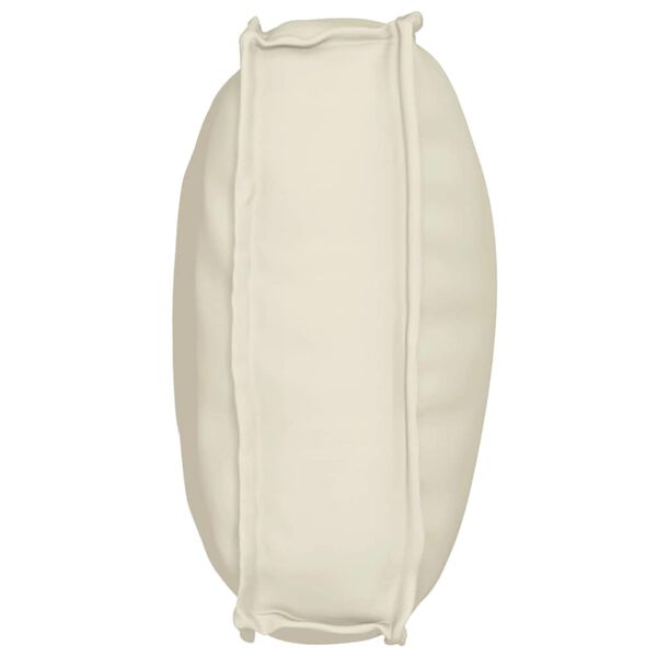 vidaXL Pude Creme 70 x 40 x 12 cm Oxford stof