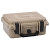 vidaXL H&aring;rdt kuffert med opbevaring Sandfarvet 27 x 24,5 x 12,5 cm