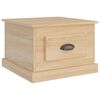 vidaXL sofabord 50x50x35 cm konstrueret tr&aelig; sonoma-eg