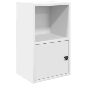 vidaXL bogreol 31x24x52 cm konstrueret tr&aelig; hvid