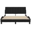 vidaXL sengeramme uden madras Hanko 140x190 cm stof sort