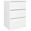 vidaXL sengebord ALTA 41x35x55,5 cm massivt fyrretr&aelig; hvid