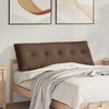 vidaXL Rygpude Brun 140 x 19 x 50 cm Stof