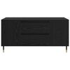 vidaXL Sofabord med skuffe Sort eg 102 x 44,5 x 50 cm Konstrueret tr&aelig;