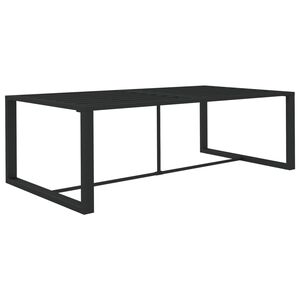 vidaXL havebord 120x60x66 cm aluminium antracitgr&aring;