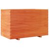 vidaXL plantekasse 110x60x72 cm massivt fyrretr&aelig; gyldenbrun