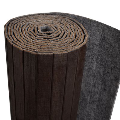vidaXL rumdeler bambus mørkebrun 250 x 165 cm