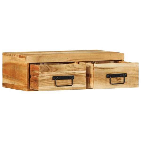 vidaXL væghængt tv-skab 60x30x19 cm massivt akacietræ