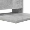 vidaXL Sidebord Beton Gr&aring; 40 x 35 x 60,5 cm Konstrueret tr&aelig;
