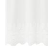 vidaXL Lace Gardin med gardiner Blomstret Hvid 100 x 150 cm Polyester