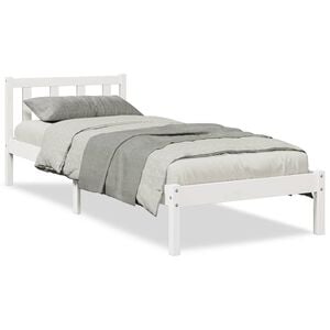 vidaXL ekstra lang sengeramme uden madras 90x210 cm massivt fyrretr&aelig;
