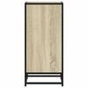 vidaXL skab 35,5x35x76 cm konstrueret tr&aelig; og metal sonoma-eg