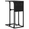 vidaXL Natskab Sort eg 41,5 x 26 x 60,5 cm Konstrueret tr&aelig;