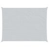 vidaXL Solskygge sejl Lys Gr&aring; og Hvid 8 x 6 m 100% polyester Oxford