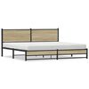 vidaXL sengeramme uden madras 193x203 cm metal sonoma-eg