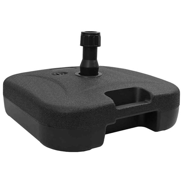 vidaXL Parasolfod Sort 45 x 45 x 29,5 cm Højdensitet polyethylen