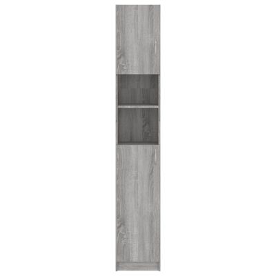 vidaXL badeværelsesskab 32x25,5x190 cm konstrueret træ grå sonoma-eg