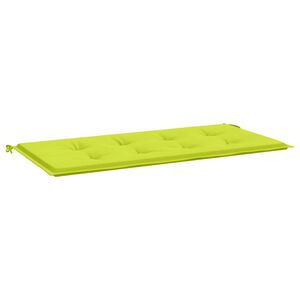 vidaXL hynde til haveb&aelig;nk 100x50x3 cm oxfordstof lysegr&oslash;n