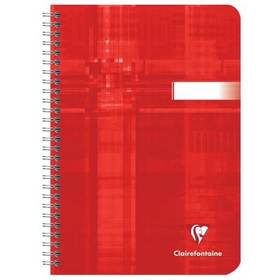 Clairefontaine notesbøger m. spiralryg 5 stk. A5 90 ark 5x5 mm kvadrat
