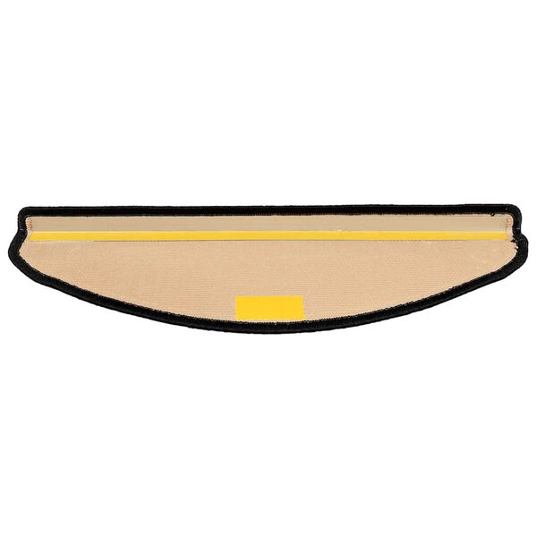 vidaXL selvkl&aelig;bende trappem&aring;tter 5 stk. 65x21x4 cm sort og gr&aring;