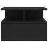 vidaXL sv&aelig;vende natborde 2 stk. 40 x 31 x 27 cm konstrueret tr&aelig; sort
