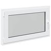 vidaXL K&aelig;ldervindue RISOR 100 x 70 cm PVC og glas Hvid