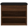 vidaXL skob&aelig;nk 62x32x50 cm konstrueret tr&aelig; brun egetr&aelig;sfarve