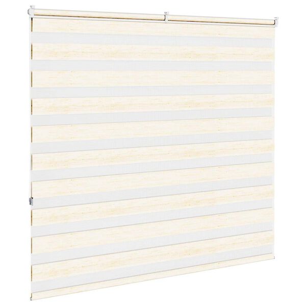 vidaXL zebragardin marmorbeige 155x150 cm stofbredde 150,9cm polyester