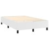 vidaXL Boxspring sengeramme 120x200 cm kunstl&aelig;der hvid