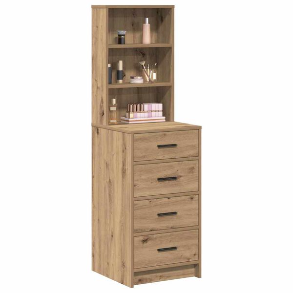 vidaXL Highboard artisan eg 40 x 41 x 135 cm Konstrueret tr&aelig;